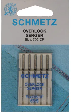 Schmetz Overlock Symaskinsnålar ELx705 CF Storlek 80-90 - 5 st