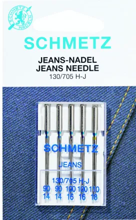 Schmetz symaskinsnålar Jeans 100 - 5 st
