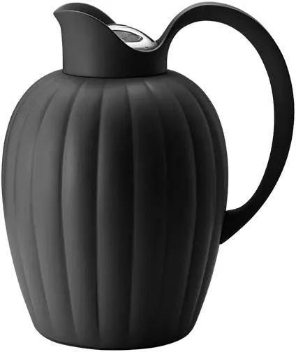 Georg Jensen Bernadotte termos 1 l. - Svart